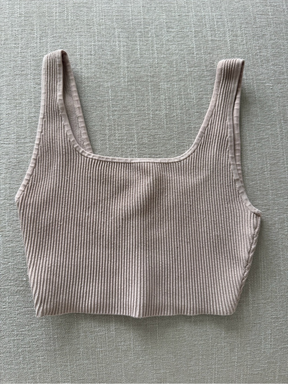Aritzia Sculpt Knit Squareneck Cropped Tank
